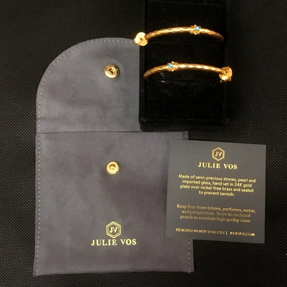 Julie Vos Savannah Hoop - Pacific Blue  / Extra Large